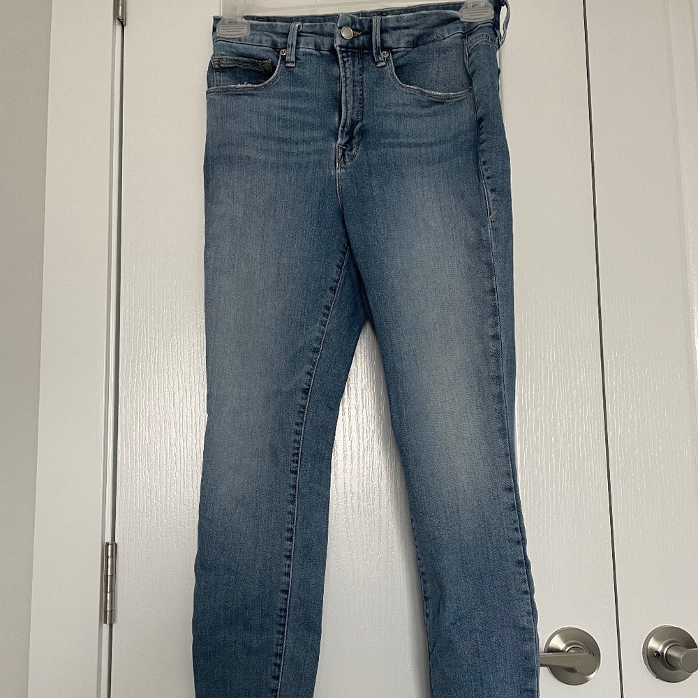 High rise skinny jeans